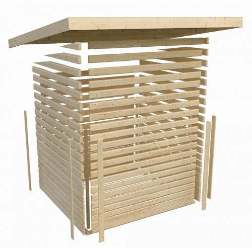 Dřevěná sauna na zahradu stavebnice