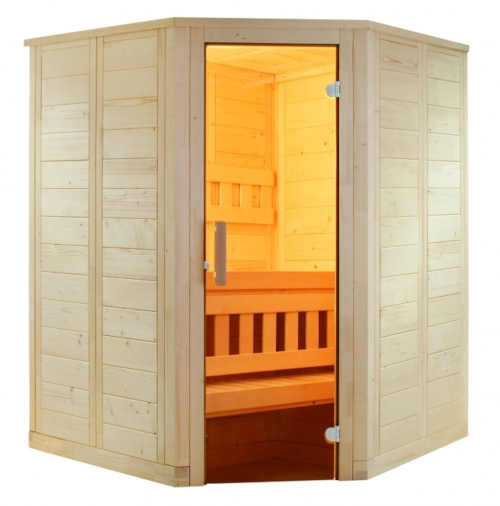 Finská mini sauna z dřevěného materiálu