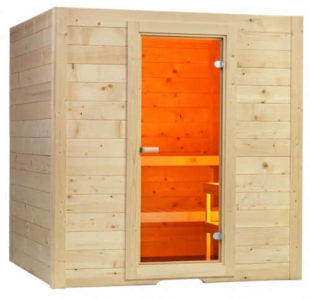 Finská sauna MEDIUM v přírodním designu