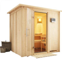 Interiérová finská sauna pro 2 osoby