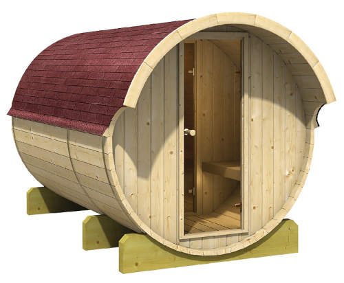 Luxusní finská sudová sauna